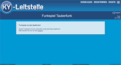 Desktop Screenshot of funkspiel-tauberfunk.ky-four.de